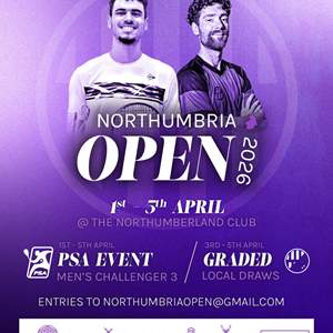 Entries now open for Northumbria Open