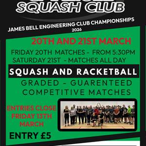 James Bell Engineering Club Championships 2026