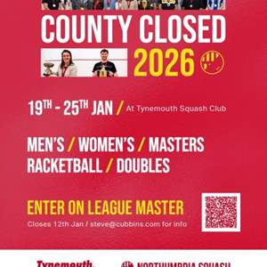 Northumbria County Closed - 19th-25th January 2026
